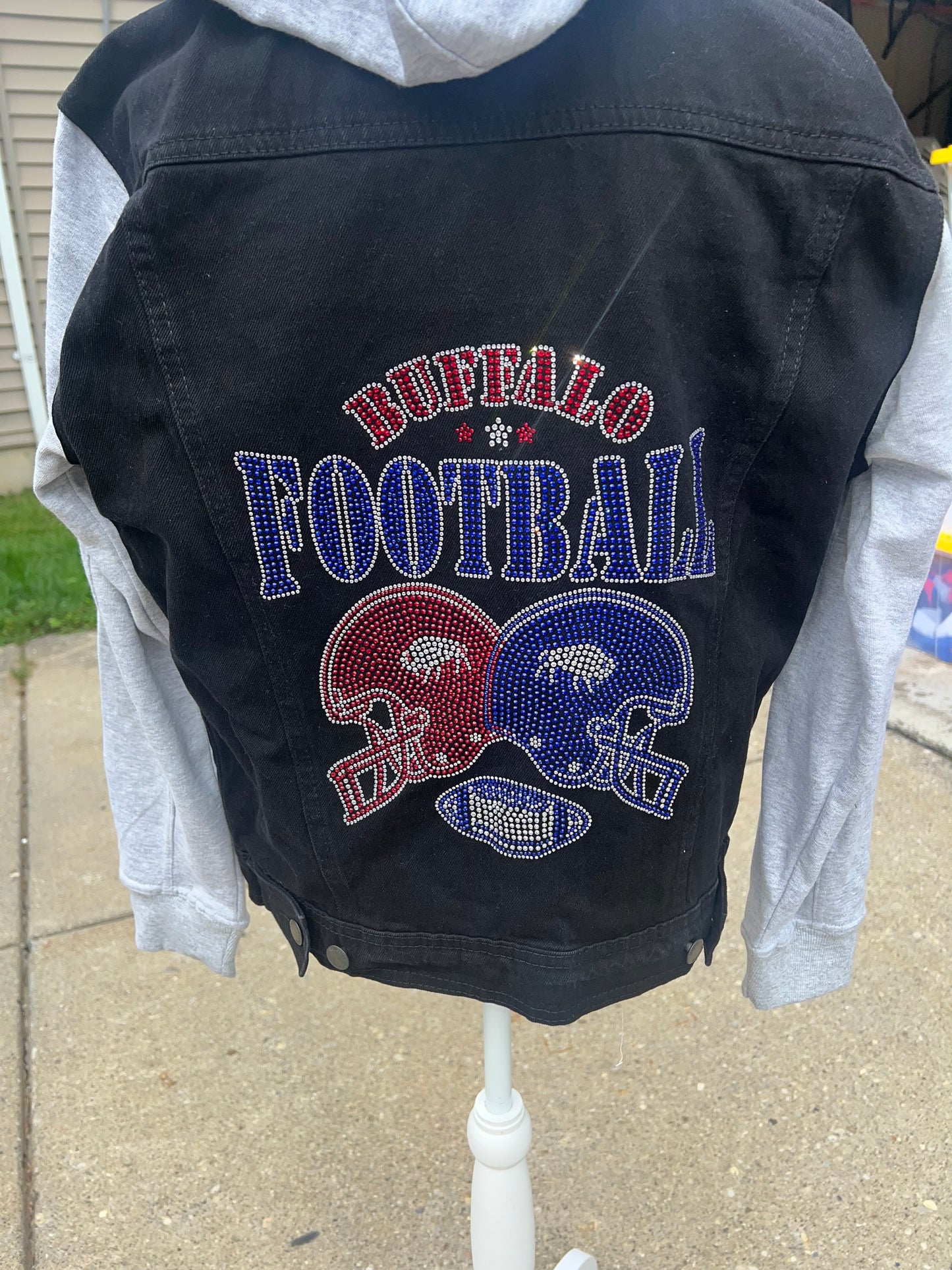 Rhinestone Buffalo Football